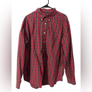 NAUTICA Plaid Men’s Button Down Shirt Size XL